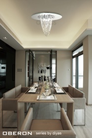 Oberon Crystal Ceiling Lights Diyas Flush Crystal Fittings Oberon Crystal Ceiling Lights Diyas Flush Crystal Fittings